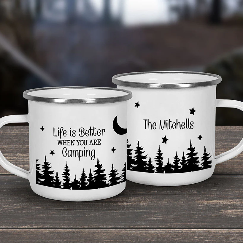Personalized Life is Better Camp Mug 11-Oz.