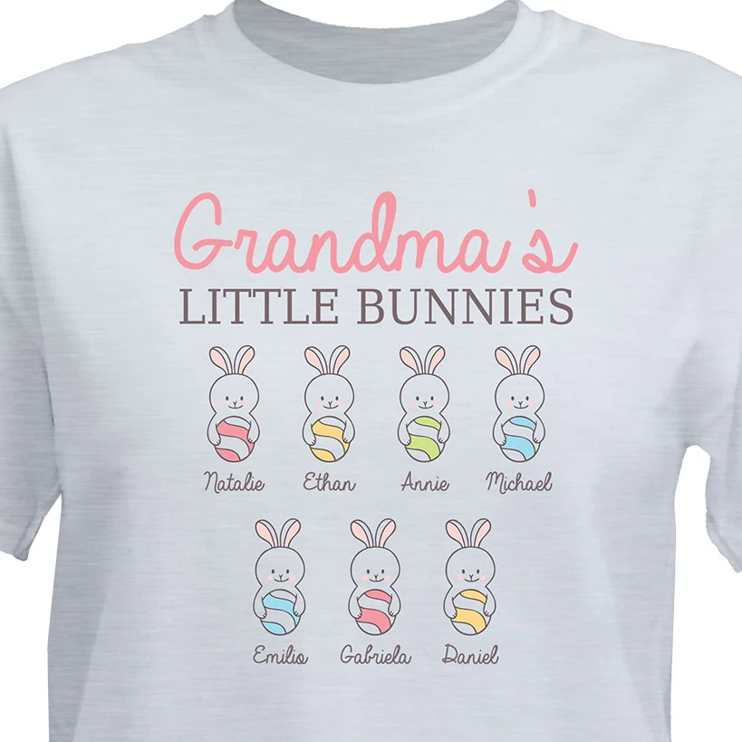 Personalized Little Bunny T-Shirt - Image 2