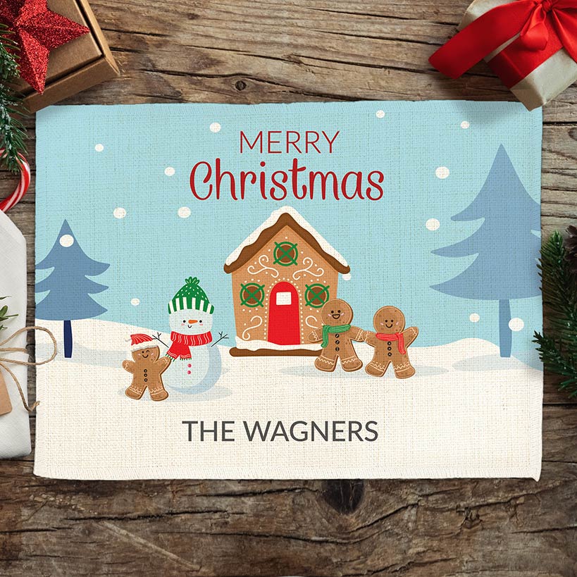 Personalized Merry Christmas Winter Wonderland Family Placement - Image 2