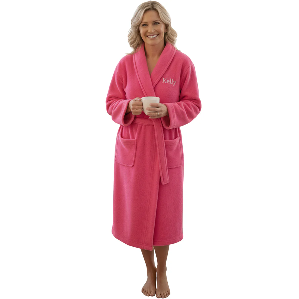 Personalized Microfleece Robe - Image 5