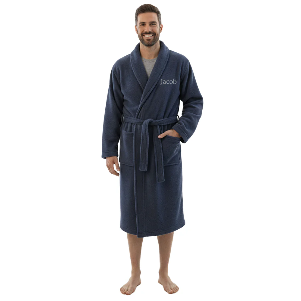 Personalized Microfleece Robe - Image 7