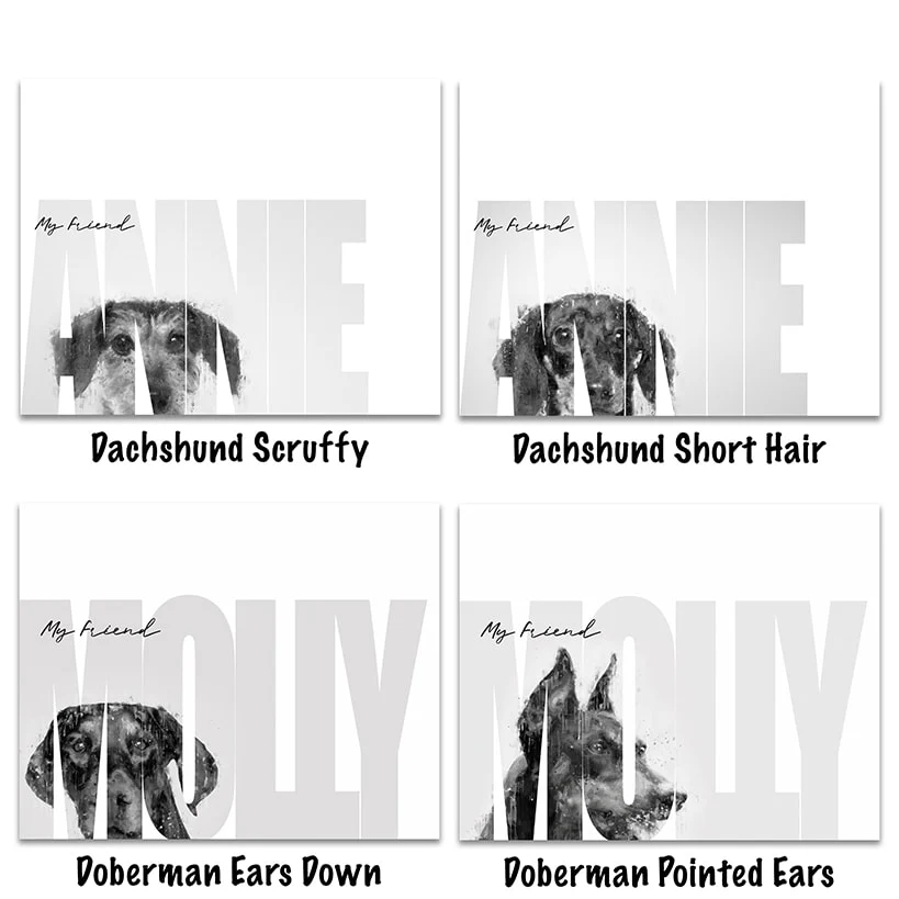 Personalized "My Friend" Dog Wall Hangings - Image 8