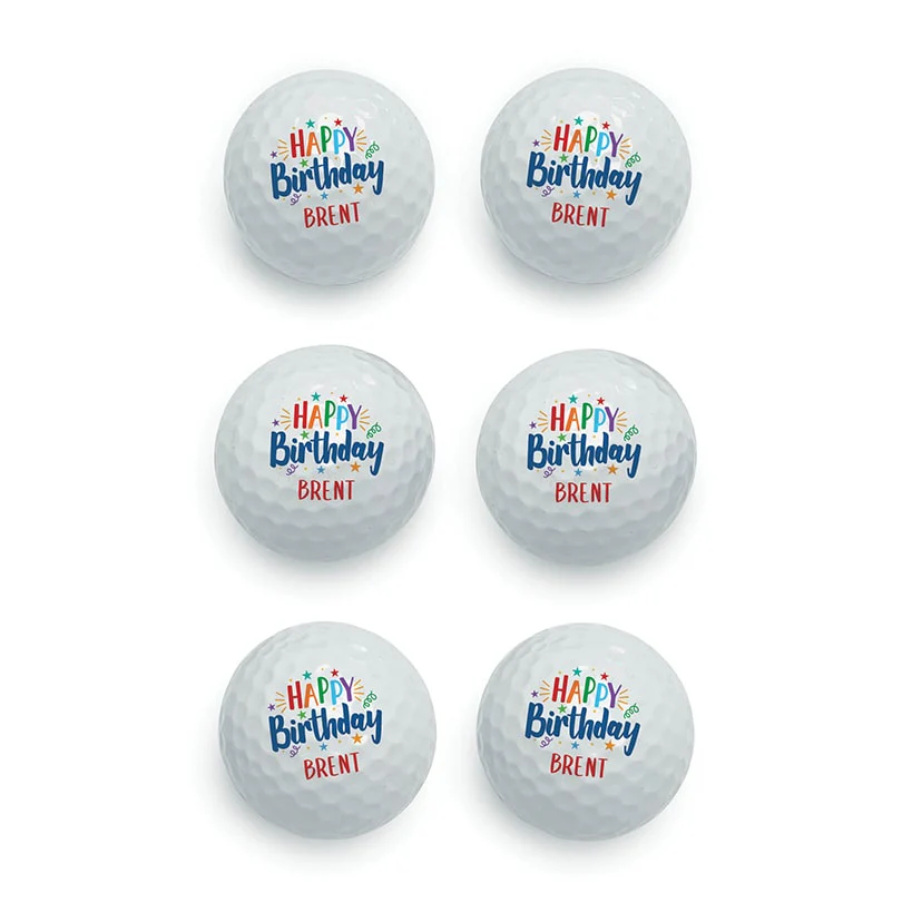 Personalized Name Golf Balls Set of 6 - Image 2