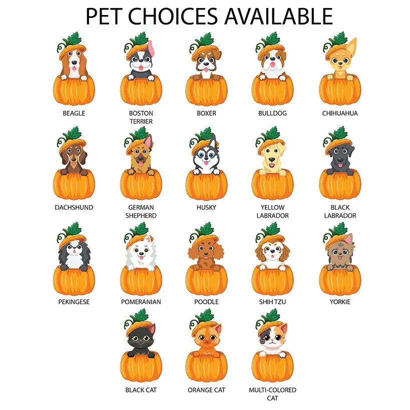 Personalized Pumpkin Pets Halloween Double-Sided Flag - Image 4