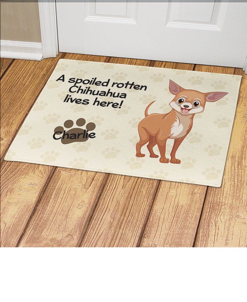 Personalized Spoiled Dog Breed Doormats - Image 4