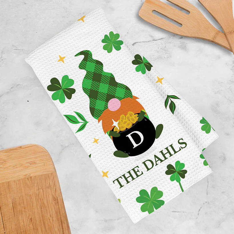 Personalized Spring Tea Towel - Image 3