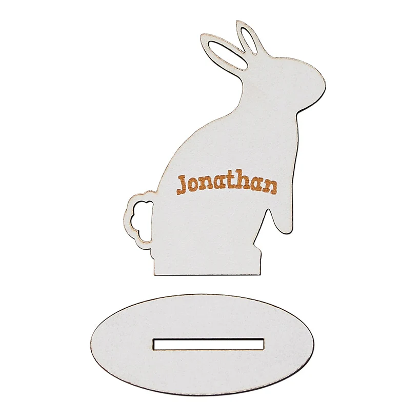 Personalized Standing Bunny Wood Gifts - Image 10