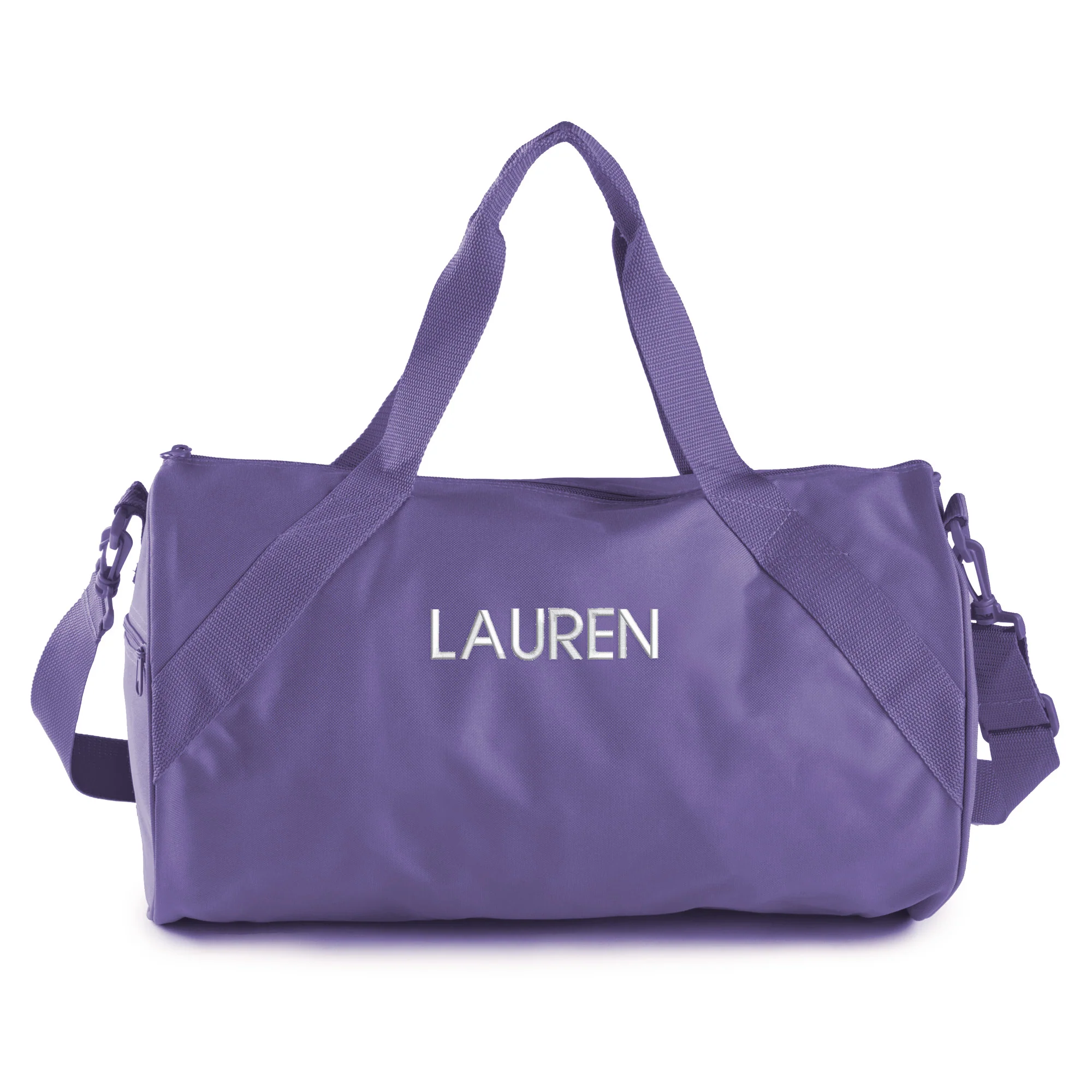 Personalized Travel Bag with White Block Name - Image 15
