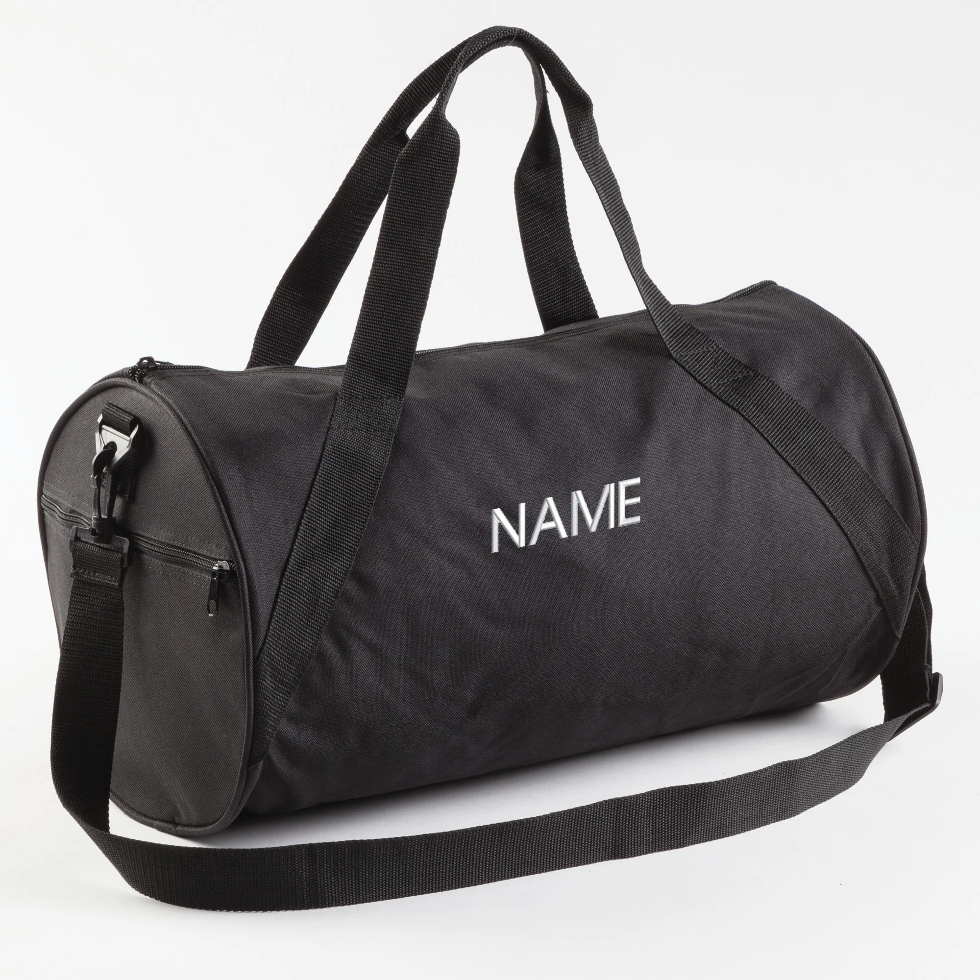 Personalized Travel Bag with White Block Name - Image 4