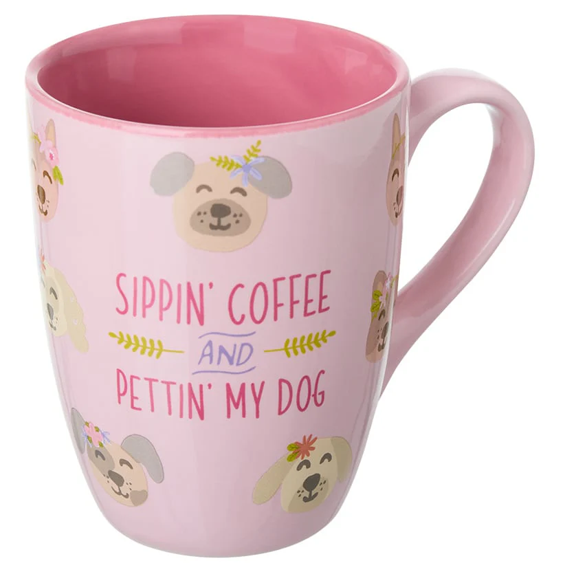 Pet Lover Dog Bowl and Coffee Mug Matching Gift Set - Image 3