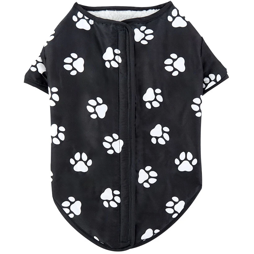 Pet Sherpa Jacket - Cozy, Reversible Design with Easy Fabric-Magic Closure - Image 4