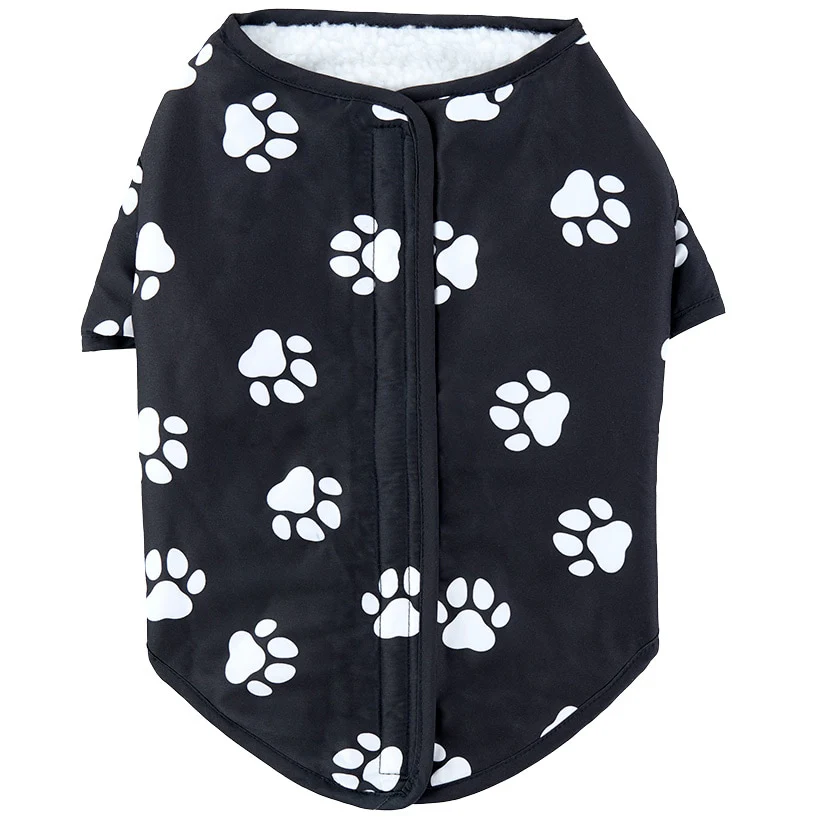 Pet Sherpa Jacket - Cozy, Reversible Design with Easy Fabric-Magic Closure - Image 5