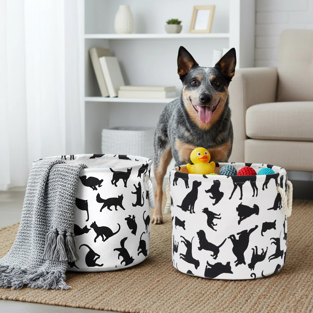 Pet-Themed Storage Bins
