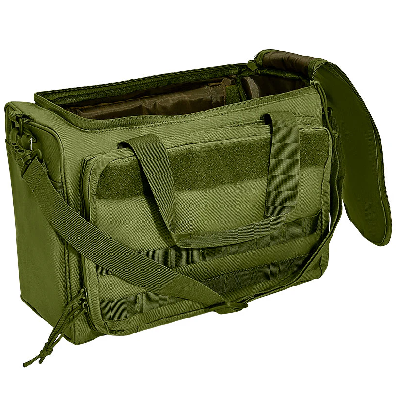 Pistol Range Bag With Zippered Main Compartment and Shoulder Strap - Image 2