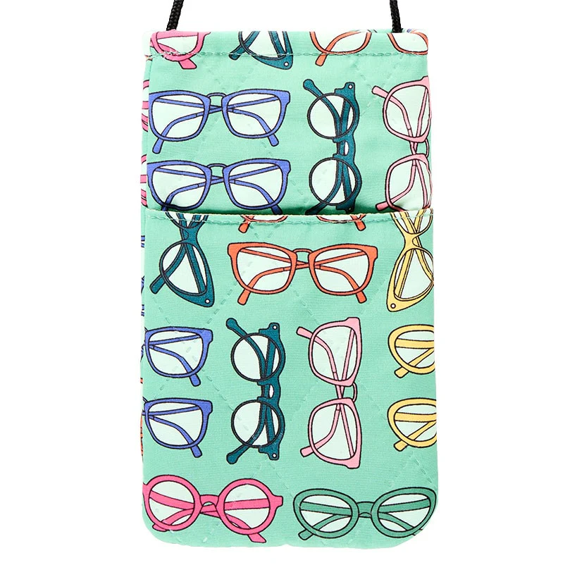 Quilted Glasses Case on a String - Image 4