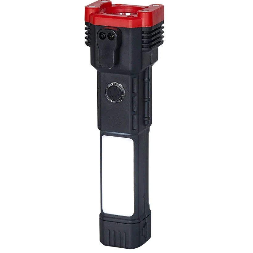 Rechargeable COB Flashlight With Safety Hammer and Blade - Image 5