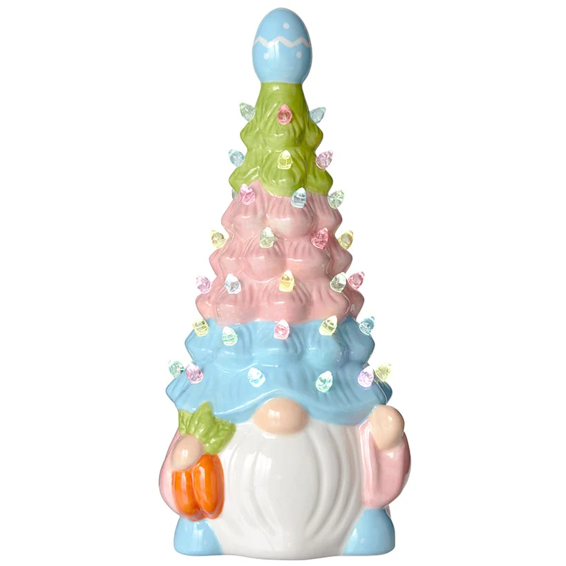 Retro Easter Lighted Gnome Tree - Small or Large - Image 3