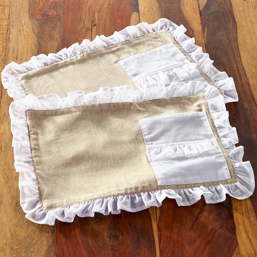 Ruffled Table Runner or Placemats - Image 2