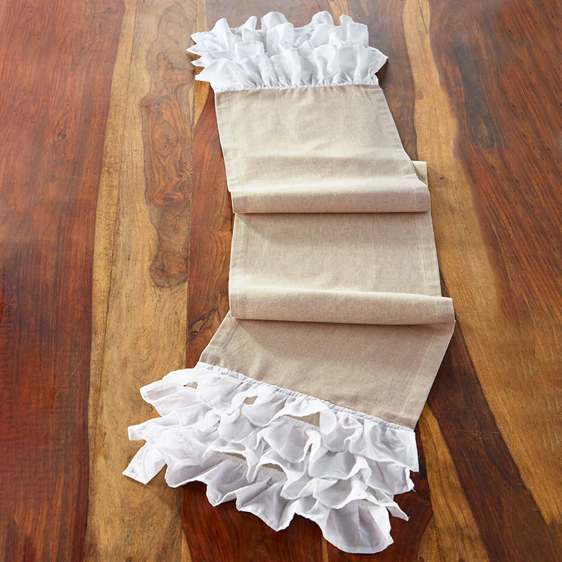 Ruffled Table Runner or Placemats - Image 4