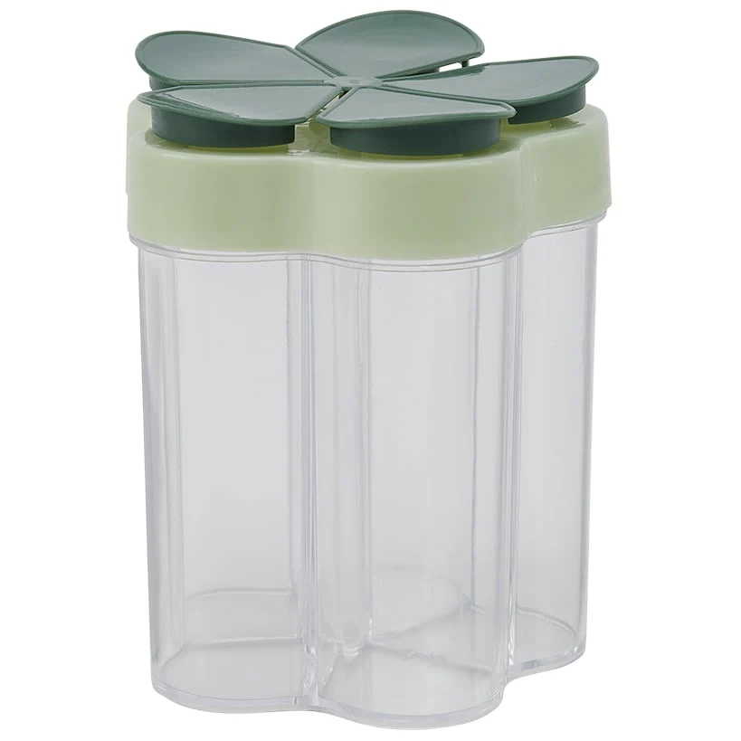 Seasoning Container with 5 Separate Compartments