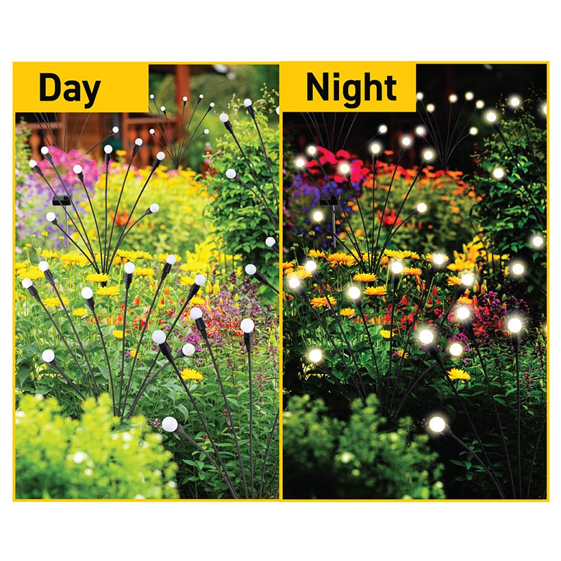 Sensor Brite® Solar Powered Adjustable Garden Firefly Lights-Set Of 2 - Image 4