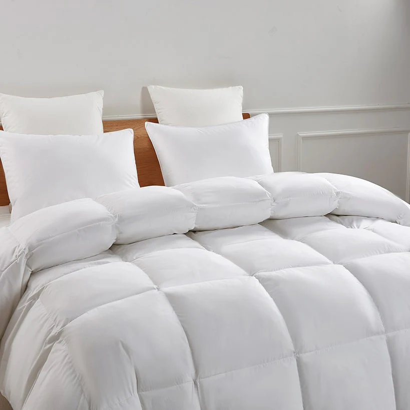 Serta All-Season 233-Thread Count Goose Feather and Down Fiber Comforter - Image 3