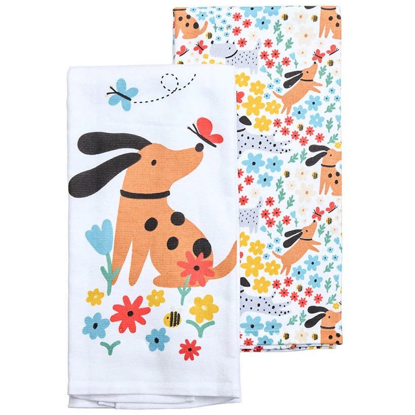 Set of 2 Cotton Kitchen Towels - Image 4