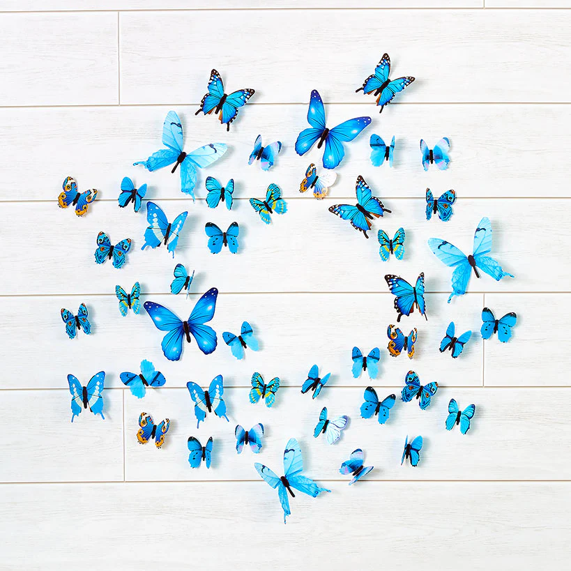 Set of 24 Glow-in-the-Dark Butterflies-Magical Wall Decorations - Image 4