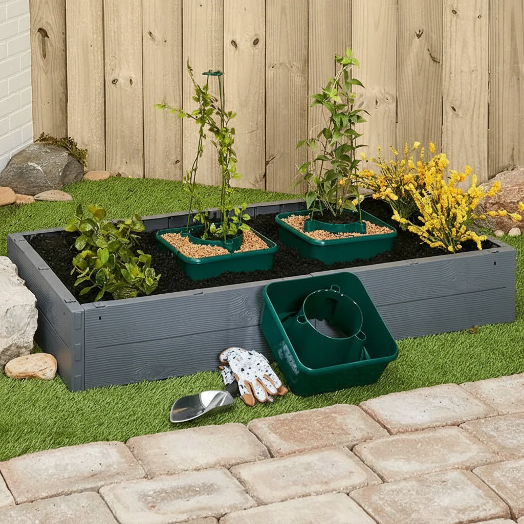Set of 3 Starter Plant Boxes-Outdoor Gardening