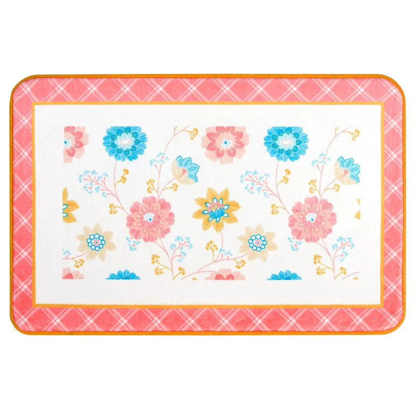 Shana Spring Floral Memory Foam Bath Rug - Image 2