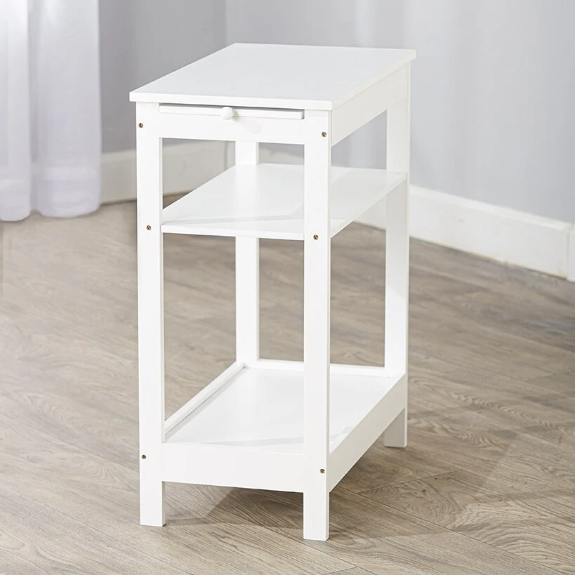 Side Table with Extension Shelf - Image 9