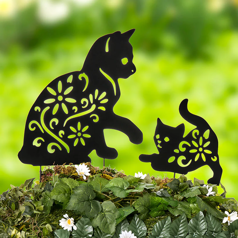 Silhouette Animal Stake Cat or Dog - Image 3