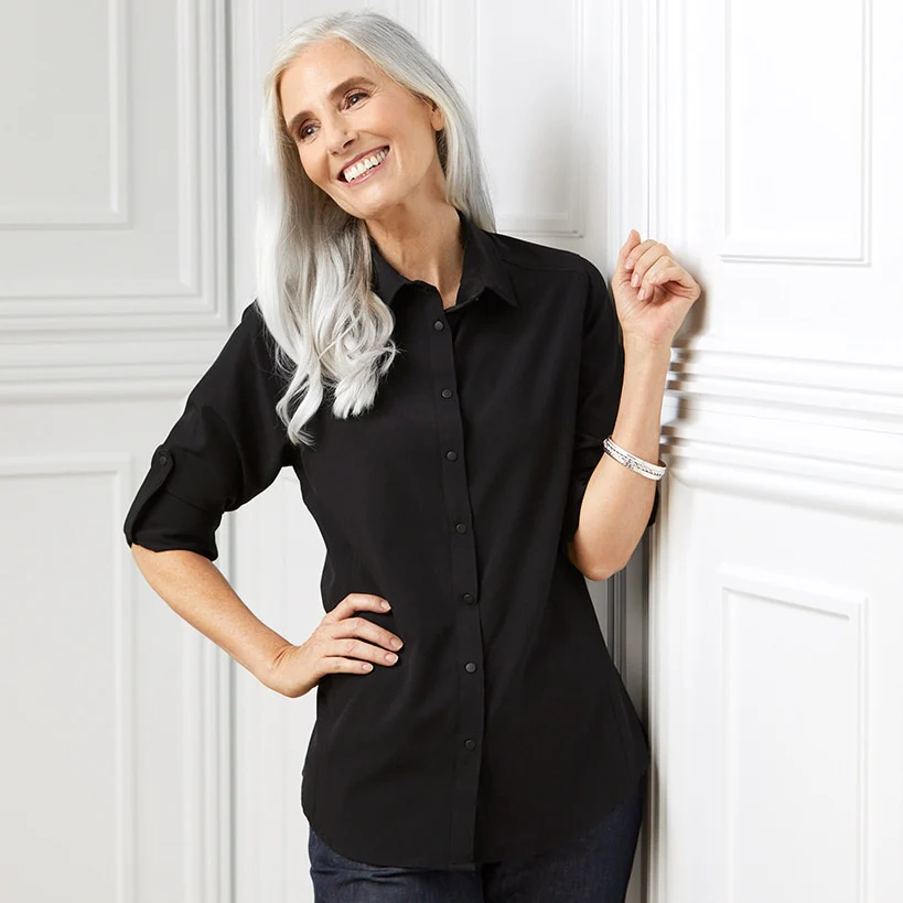 Skyline Women's Long Sleeve Shirt - Image 7
