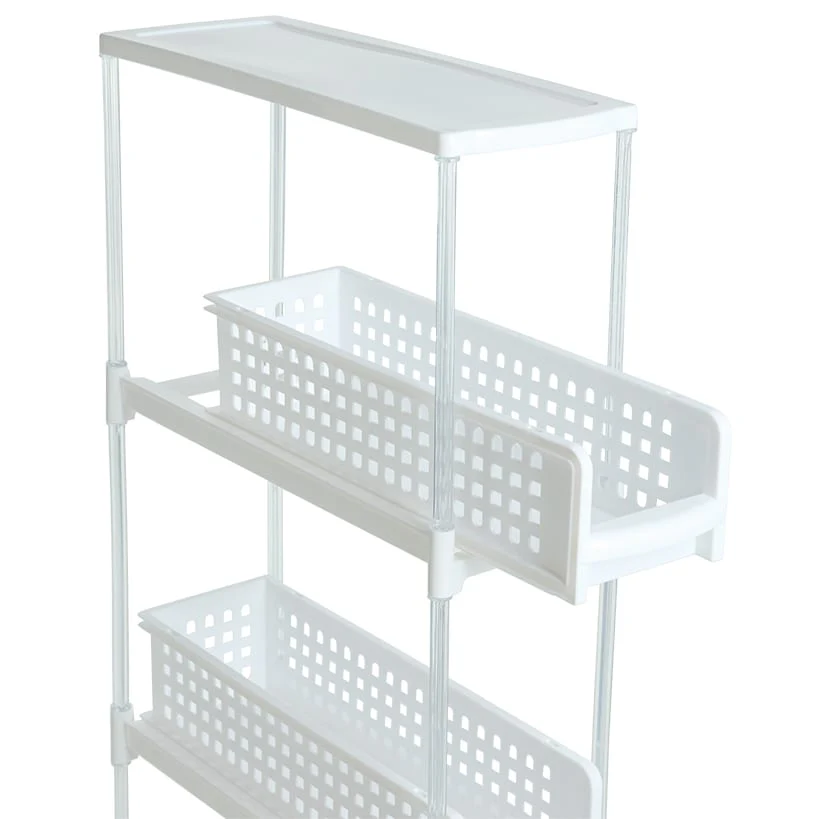 Slide Out Slim Storage Tower for Kitchen - 3 or 4 Drawer - Image 3