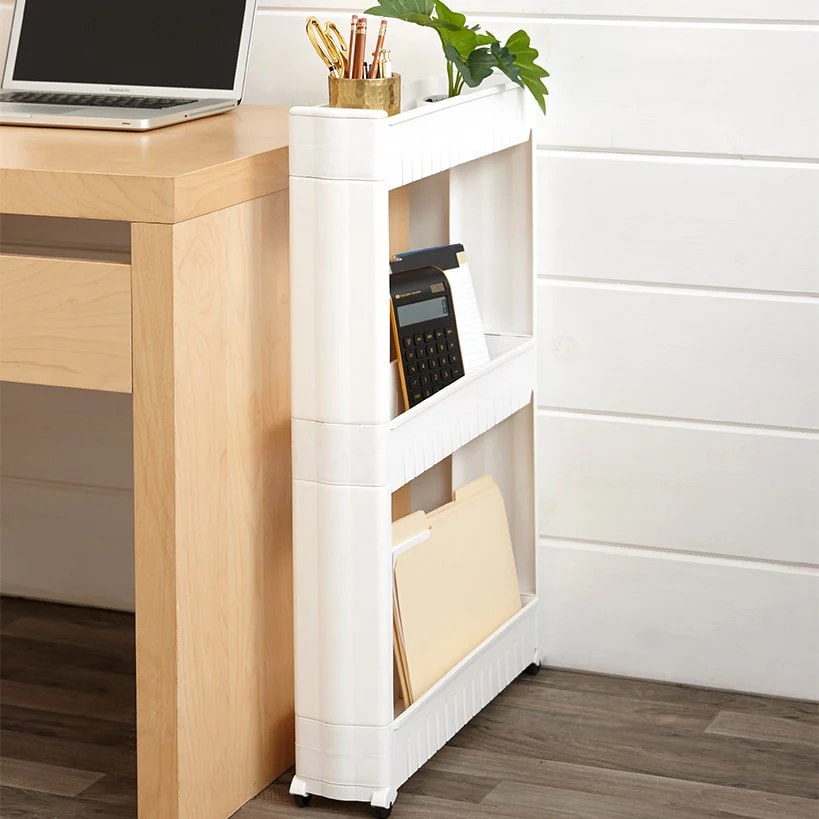 Slim Storage Cart with Wheels - 3-Tier - Image 4
