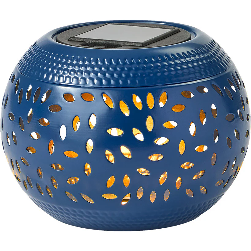 Solar Cutout Shadow Cast Round Table Lanterns - Image 7