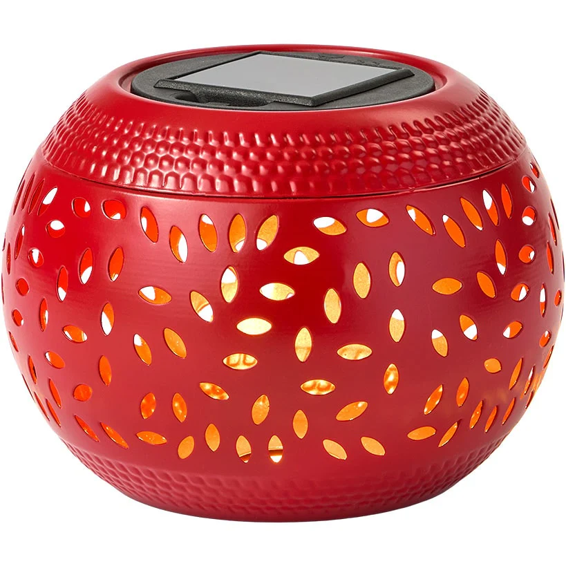 Solar Cutout Shadow Cast Round Table Lanterns - Image 8