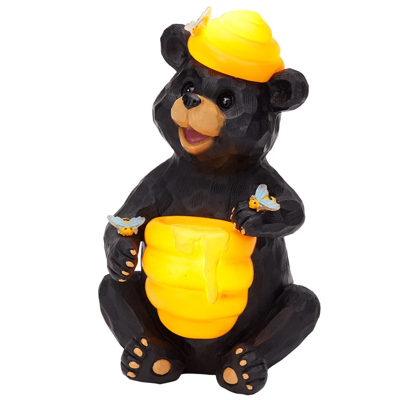 Solar Honey Bear Statue - Image 3