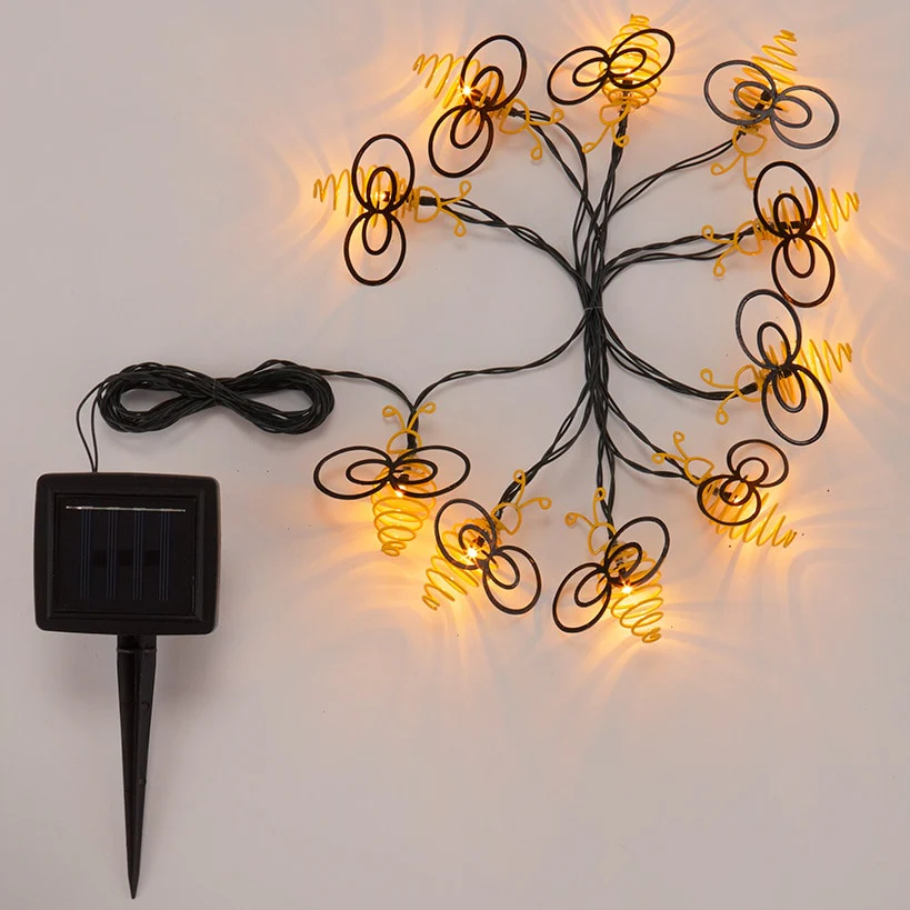 Solar Ladybug String Lights - Image 4