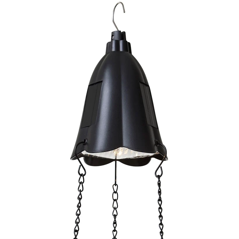 Solar Lighted Hanging Basket Planter - Image 4