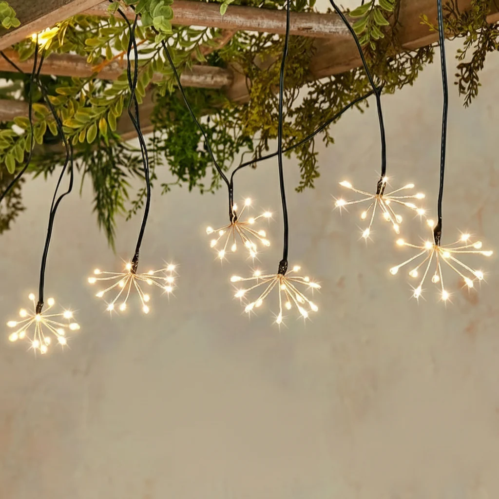 Solar Starburst String Lights With 8 Light Modes - Image 3