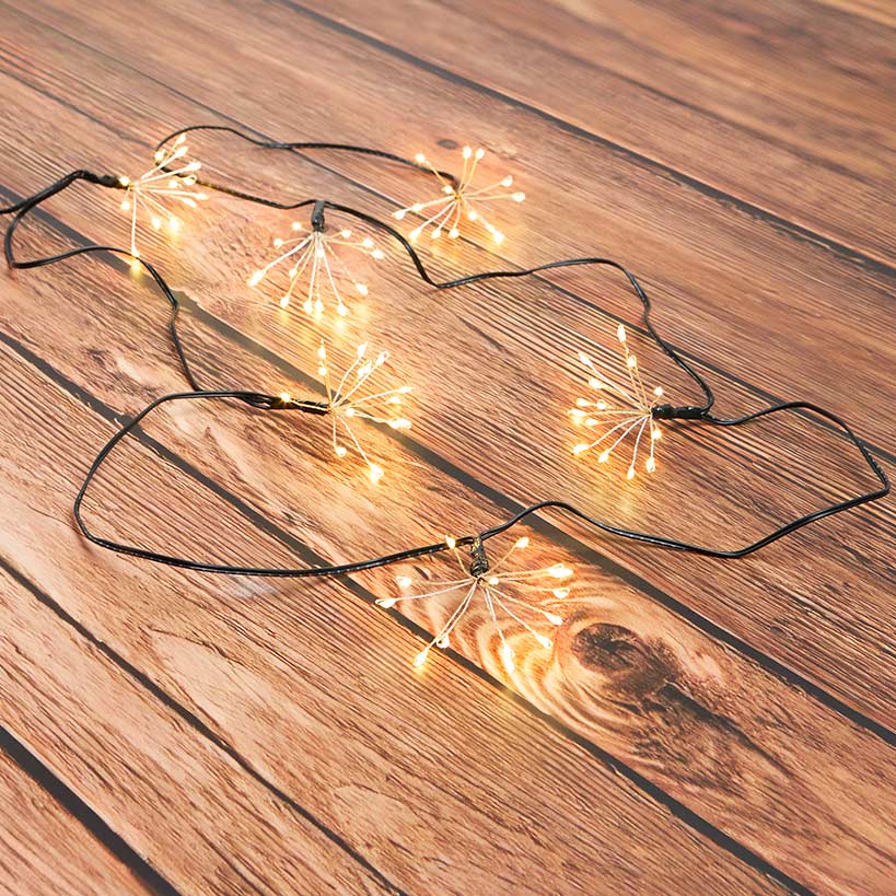 Solar Starburst String Lights With 8 Light Modes - Image 4