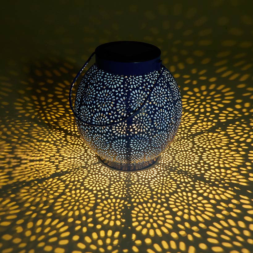 Solar Sunburst Shadow Cast Hanging Lantern - Image 6