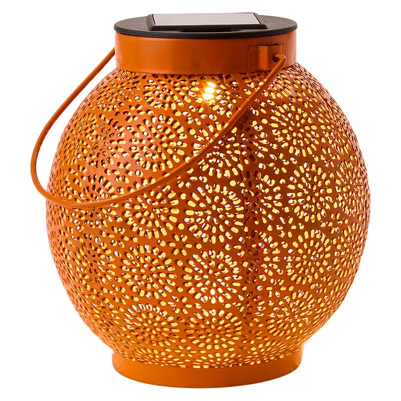 Solar Sunburst Shadow Cast Hanging Lantern - Image 9