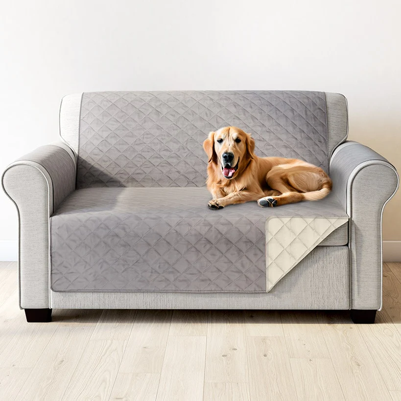 Solid Color Reversible Furniture Covers - Image 13