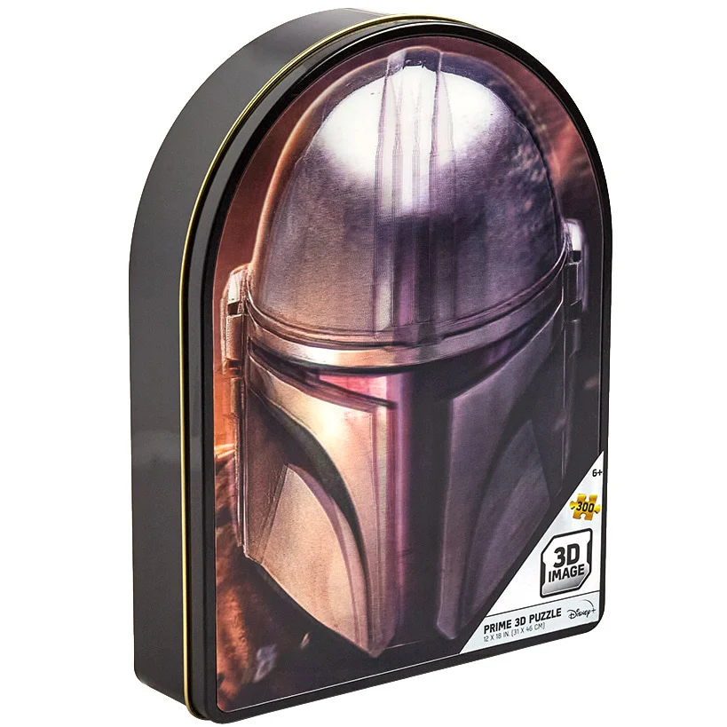 Spider-Man or Mandalorian Licensed 300-Pc. Puzzle in Book Tin - Image 2