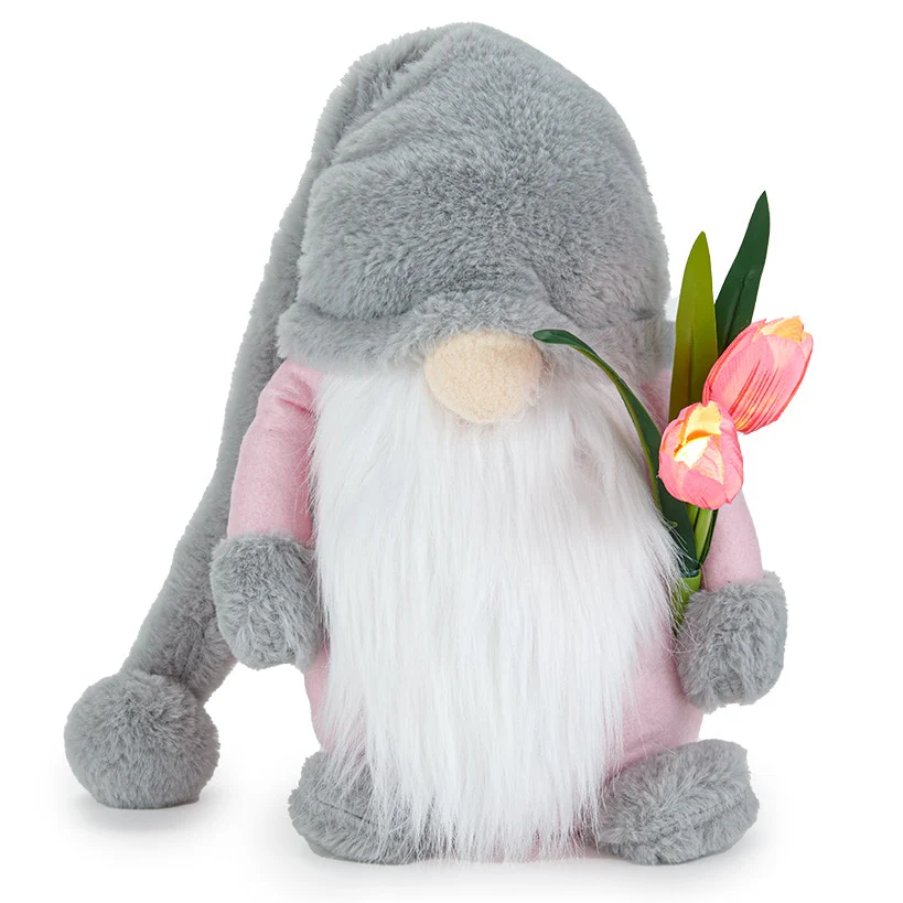 Spring Gnome with Tulips - Image 2