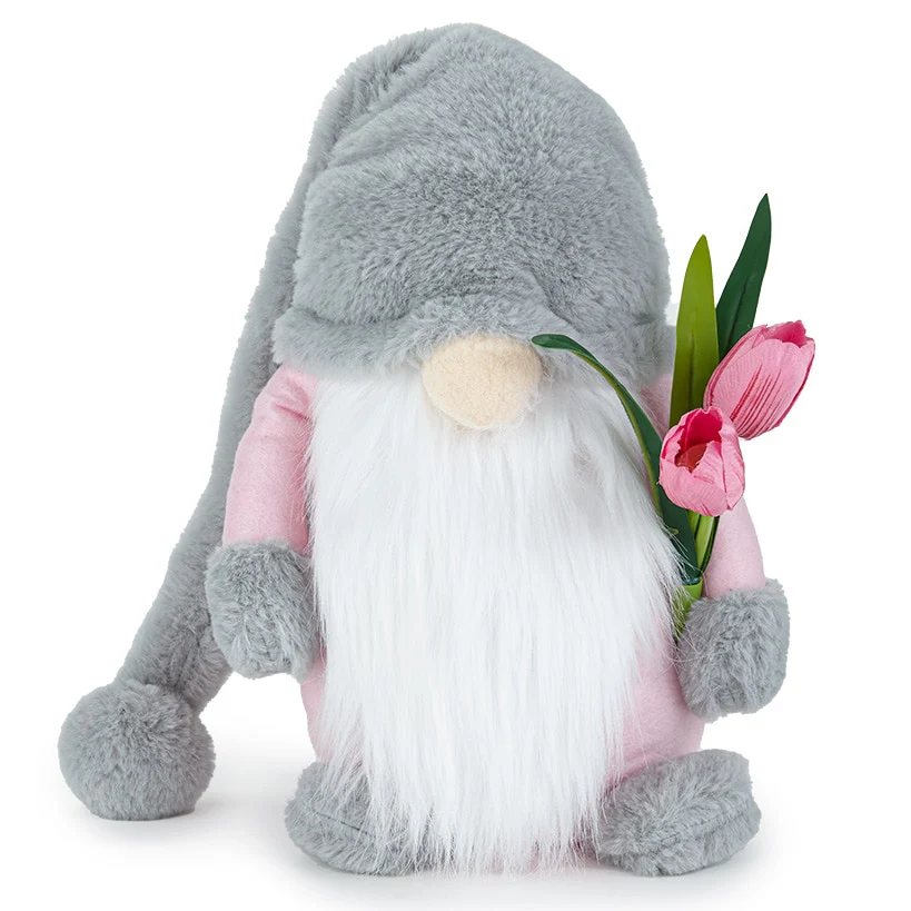 Spring Gnome with Tulips - Image 3