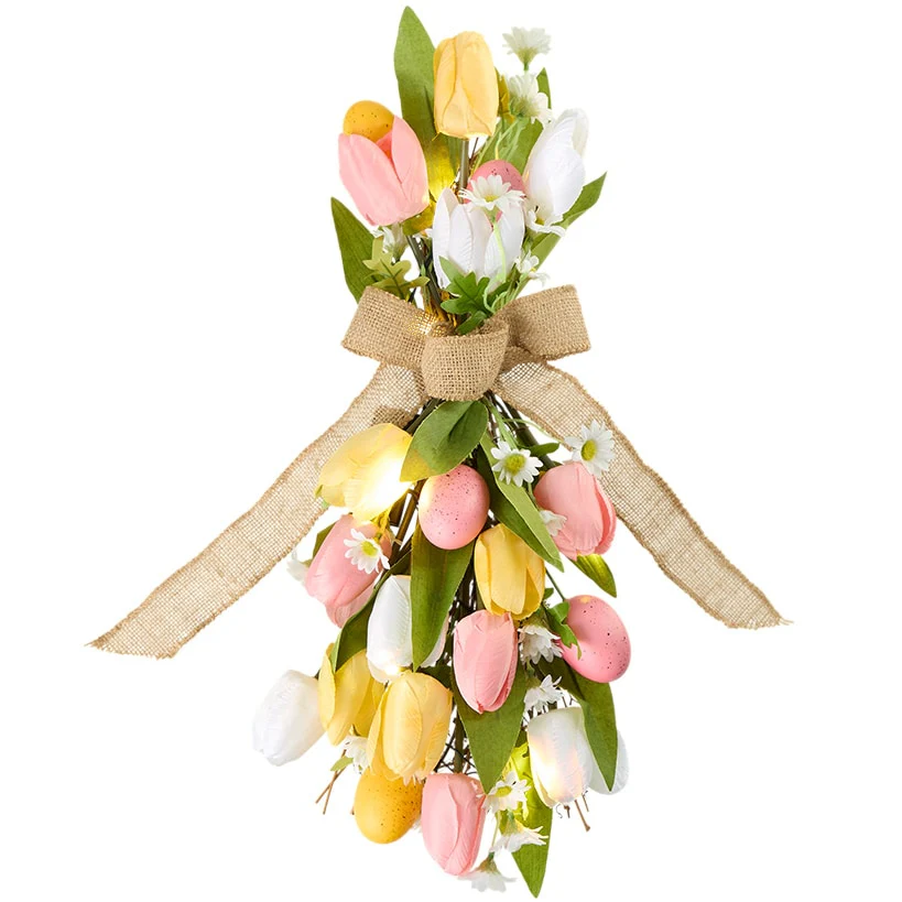 Spring Lighted Multi-Use Swag Décor - Easter Or Butterfly - Image 4