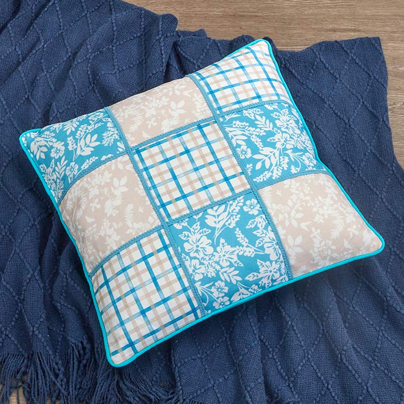 Spring Themed Embroidered Decorative Pillow - Image 3